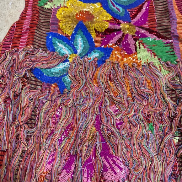 Queen of Sparkles Fringe Sparkly Dress NEW Soze XS - Picture 4 of 7